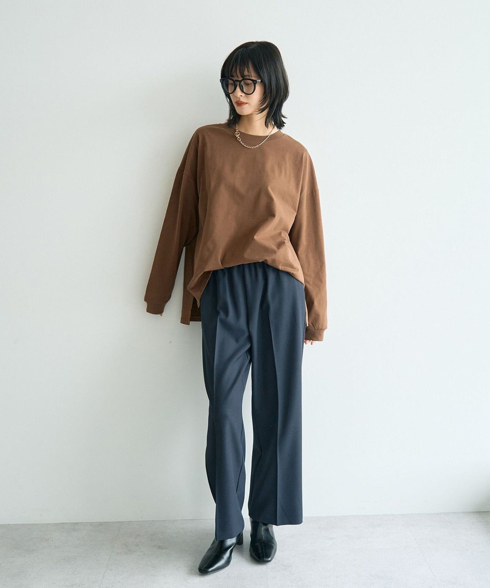 YECCA VECCA コットンルーズプルオーバー 