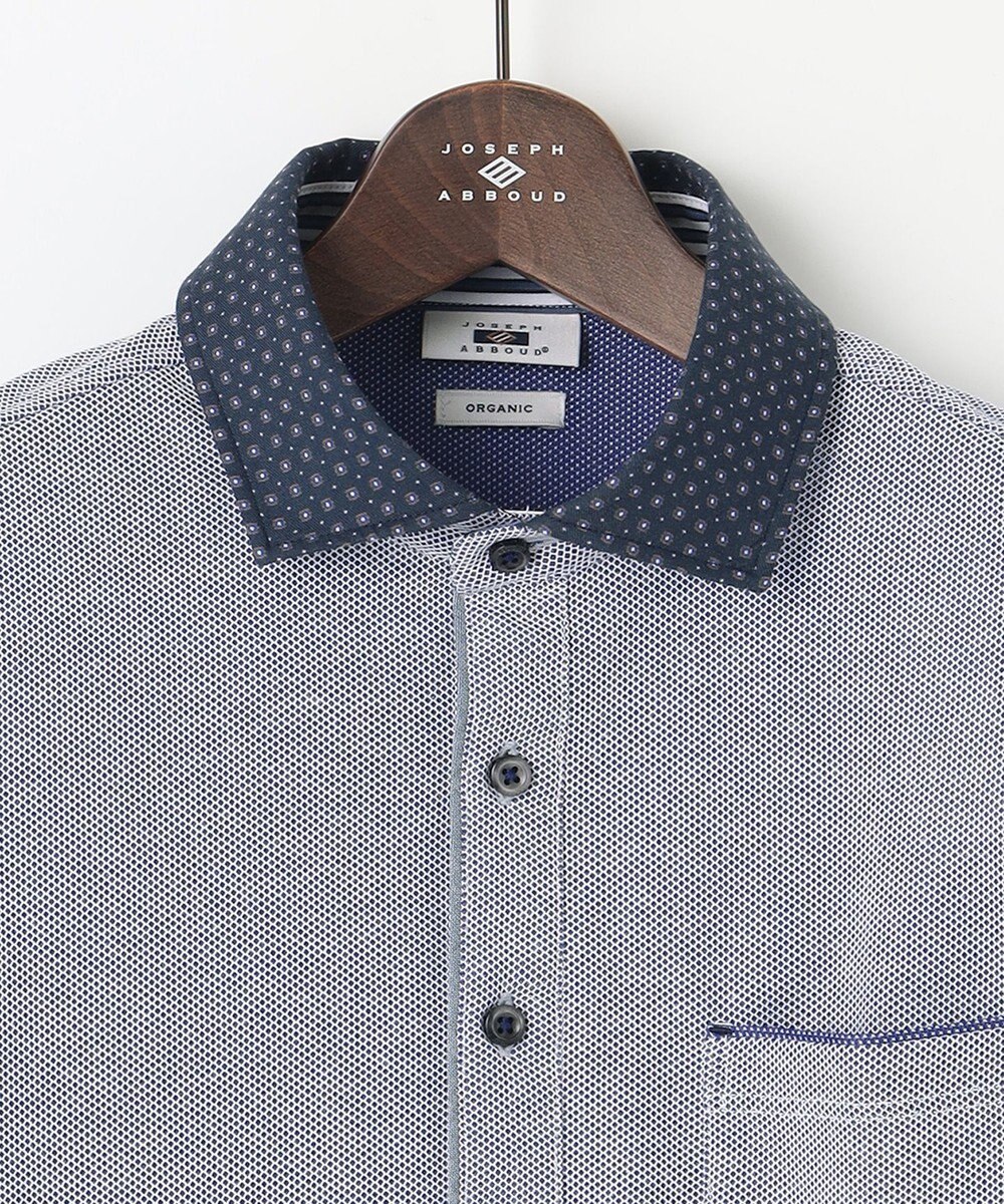 JOSEPH ABBOUD 【オーガニックコットン】ダディポロシャツ 