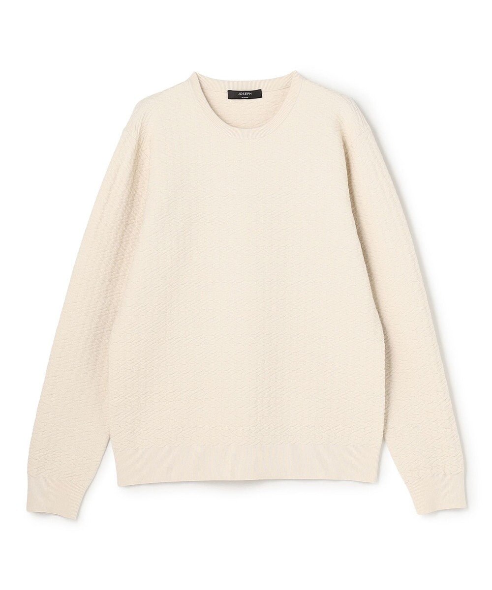 JOSEPH HOMME 新柄【イージーケア】 ヴィスコースリンクス　クルーネックニット 