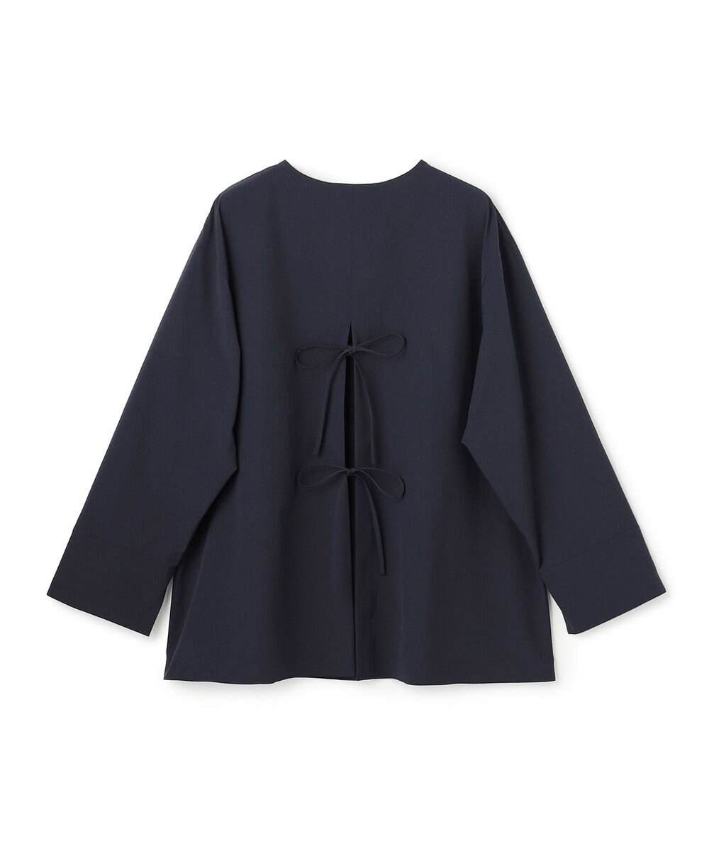 UNFILO 【WEB限定カラー】バックリボン イージーケアシャツ 