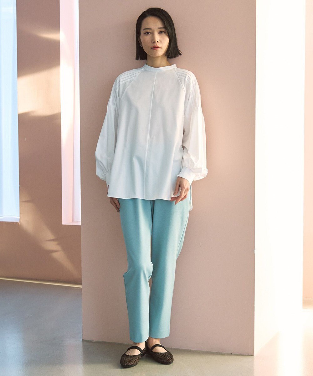 UNFILO ショルダータック ブラウス 