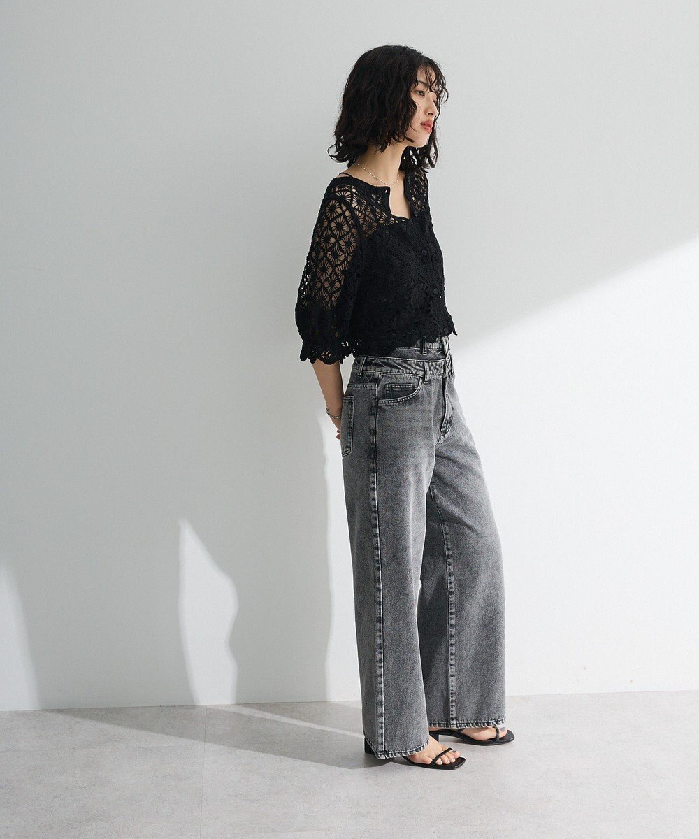 Green Parks ・ＳＵＧＡＲ　ＳＰＯＯＮ　２ｗａｙクロシェカーディガン 