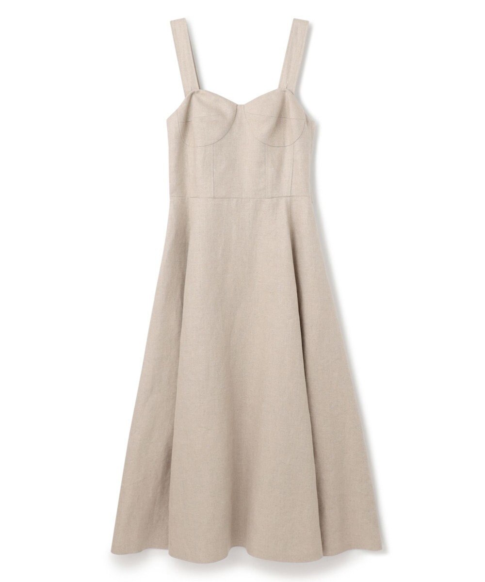 uncrave ヘリンボーン リネン ワンピース（uncrave WHITE） 