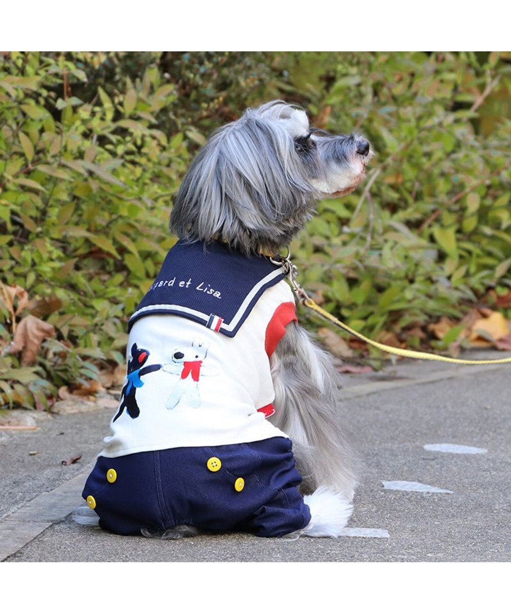 PET PARADISE リサとガスパール セーラー パンツ つなぎ 小型犬 
