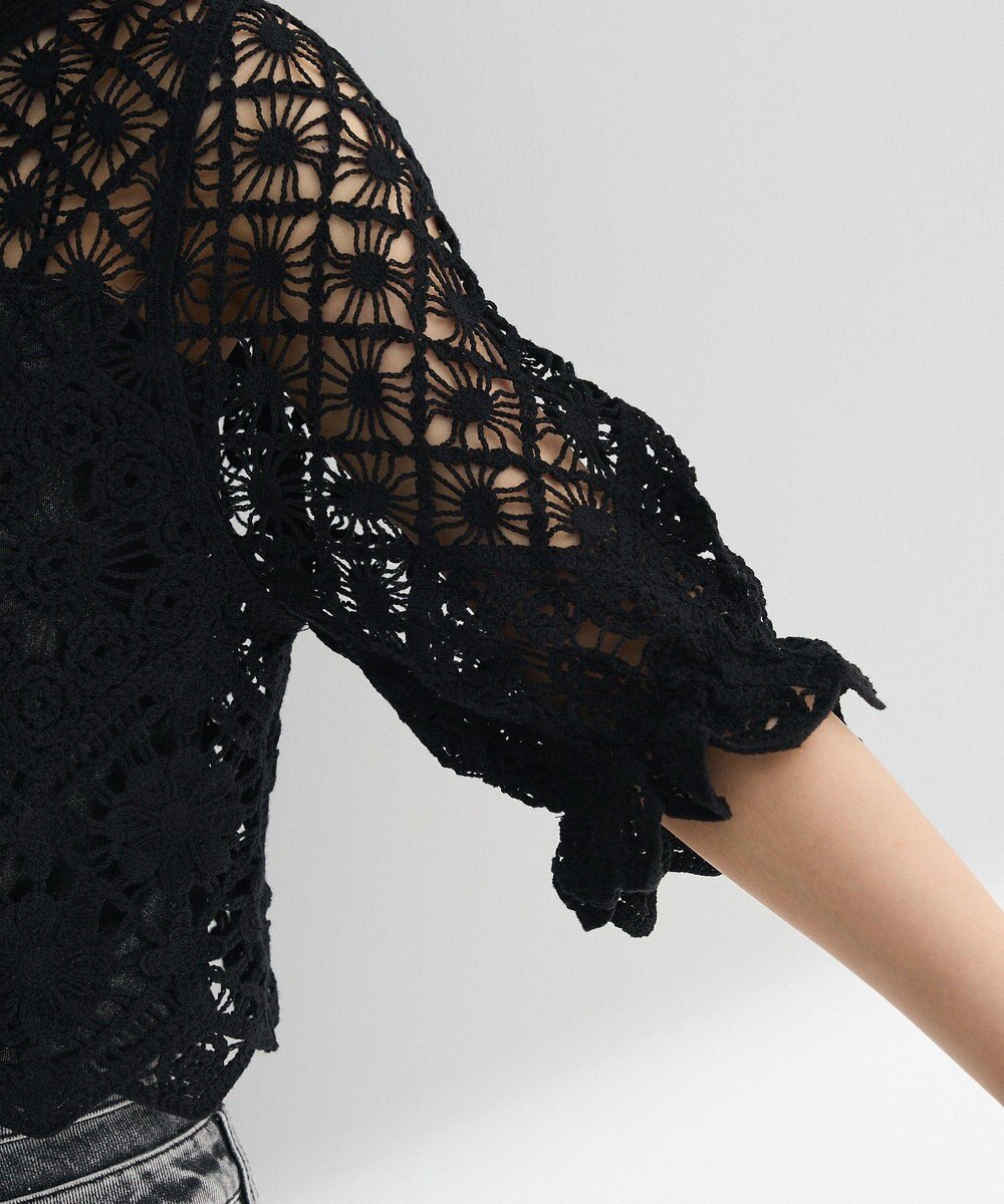 Green Parks ・ＳＵＧＡＲ　ＳＰＯＯＮ　２ｗａｙクロシェカーディガン 