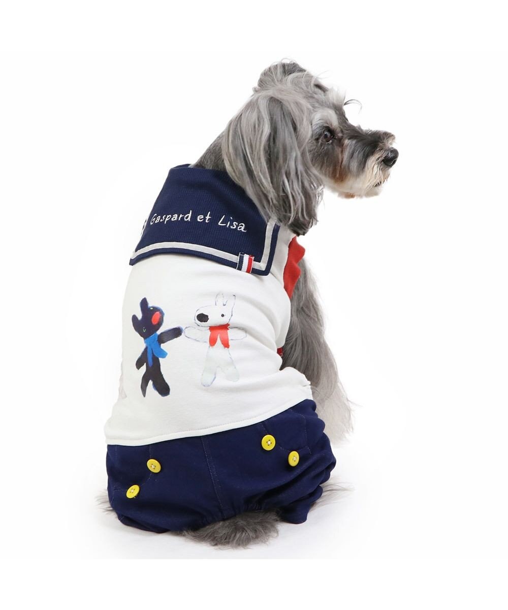 PET PARADISE リサとガスパール セーラー パンツ つなぎ 小型犬 