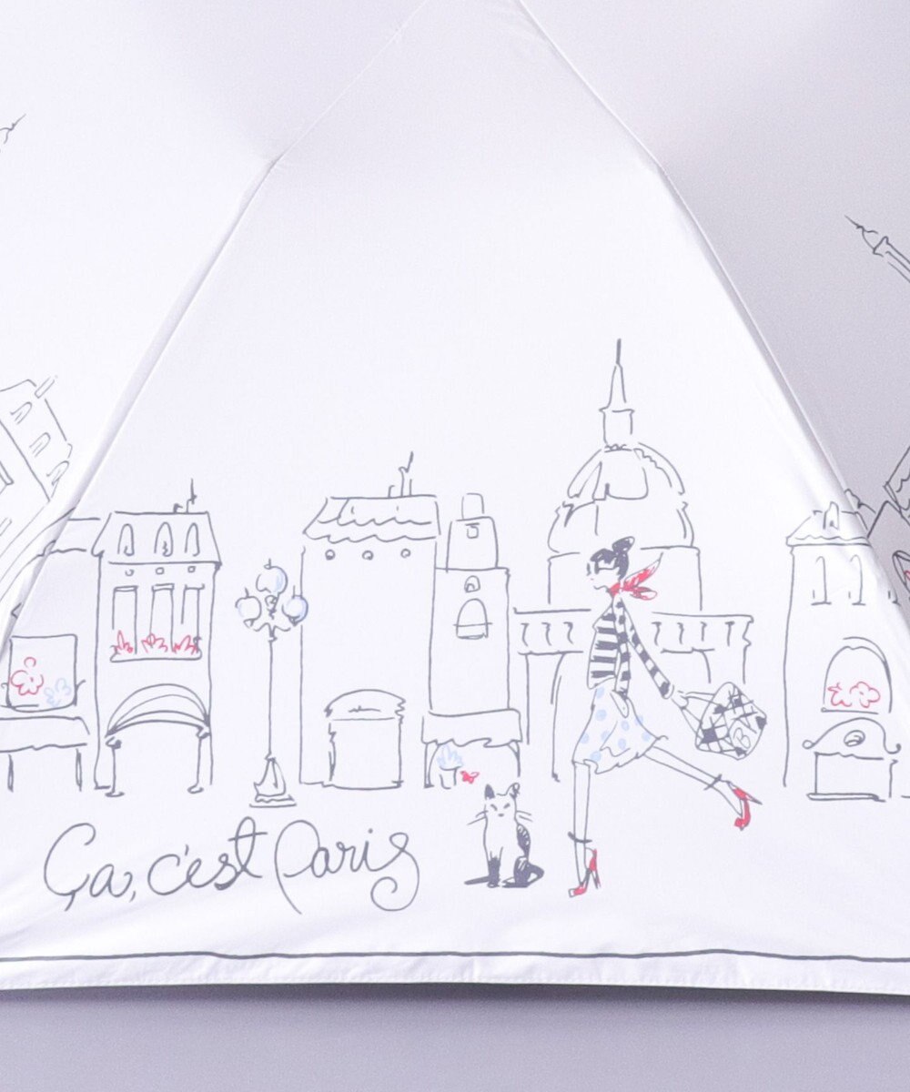 AURORA BLAO (ブラオ) イラスト柄 晴雨兼用傘 (折り畳み・ミニ) 