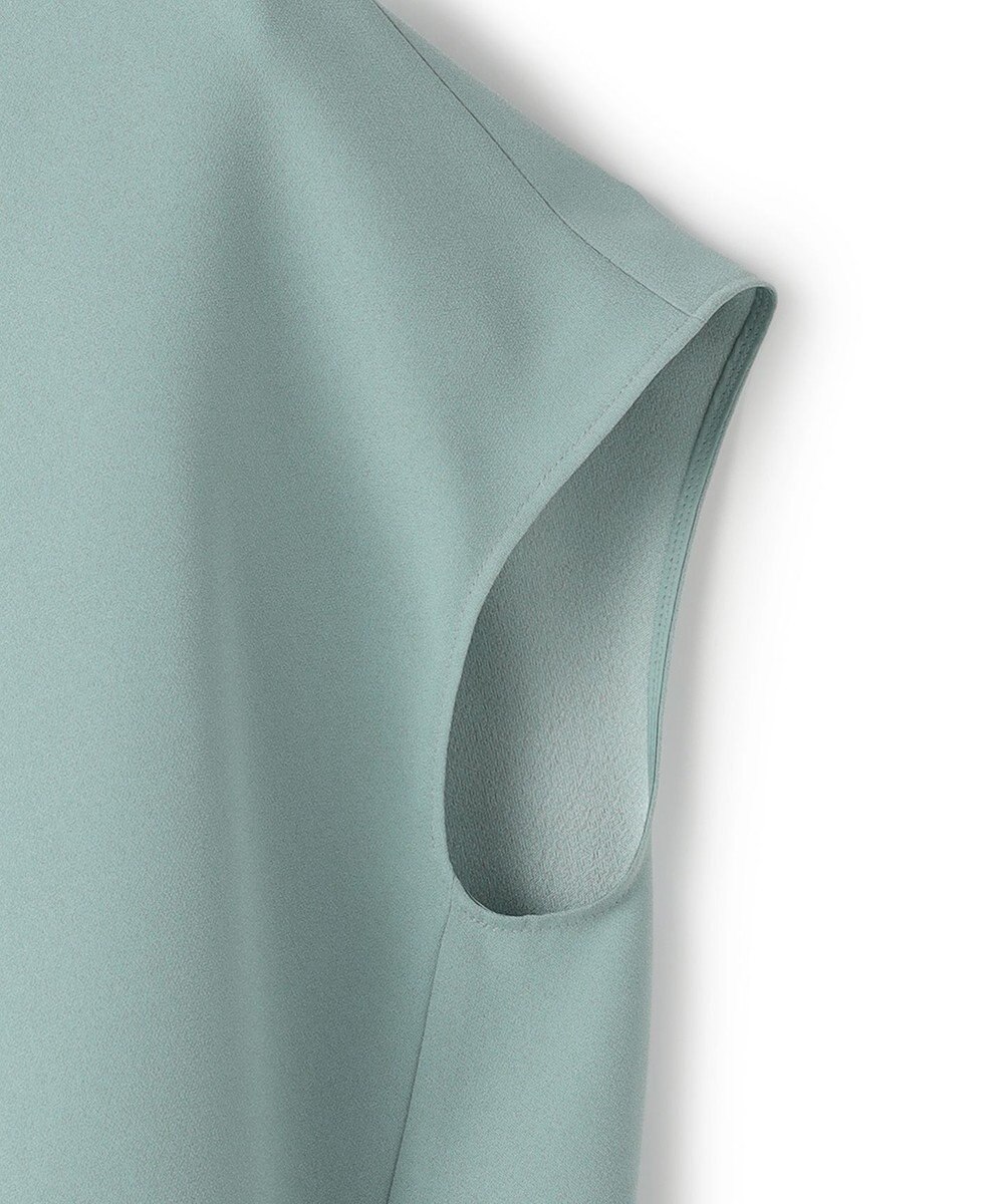ICB FluidBackSatin フレンチスリーブブラウス 