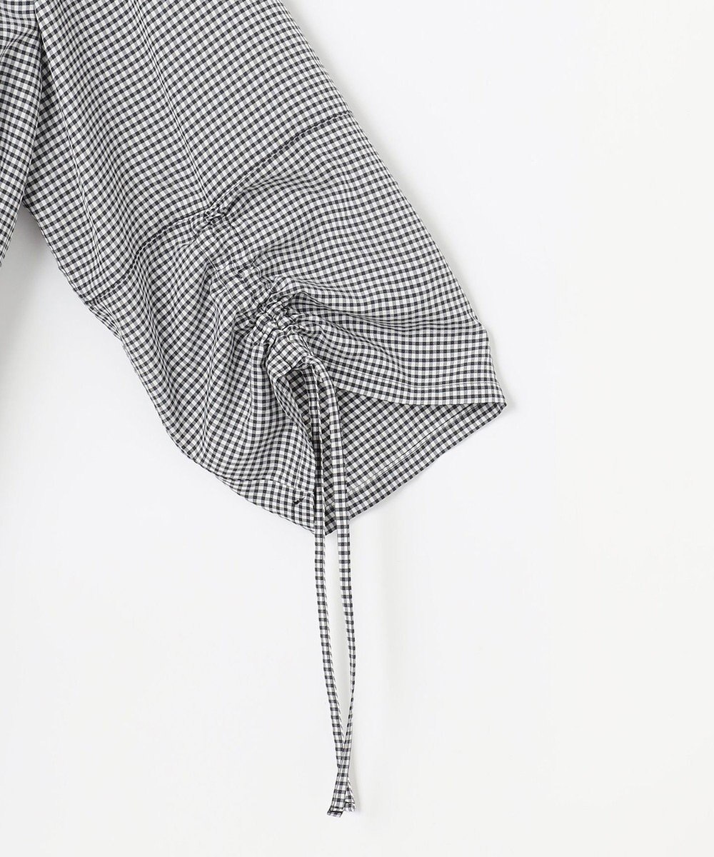 J.PRESS LADIES L 【一枚で着映え】アセVisギンガム ギンガム ブラウス 