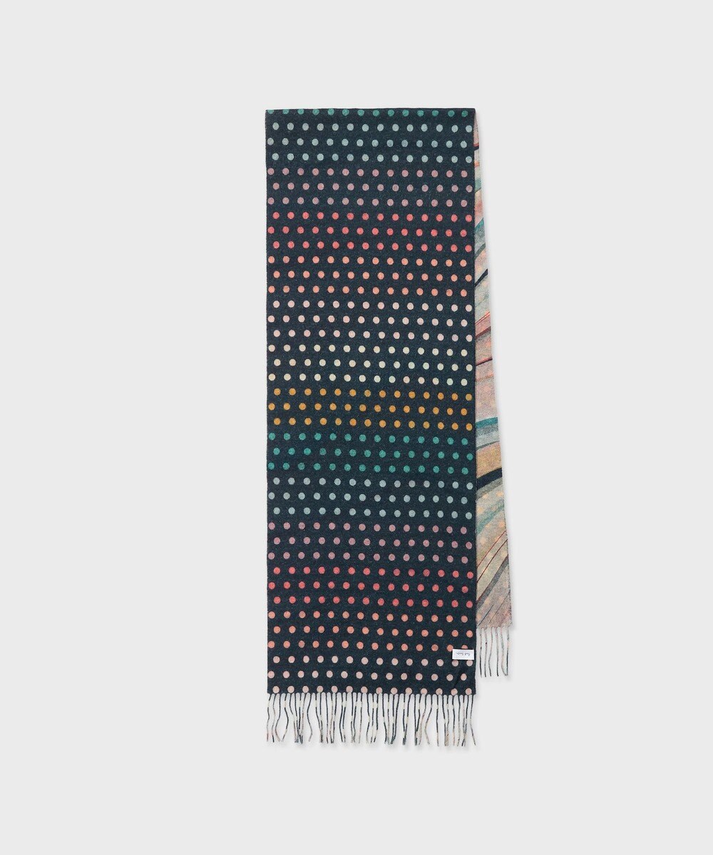 Paul Smith Swirl リバーシブル スカーフ 