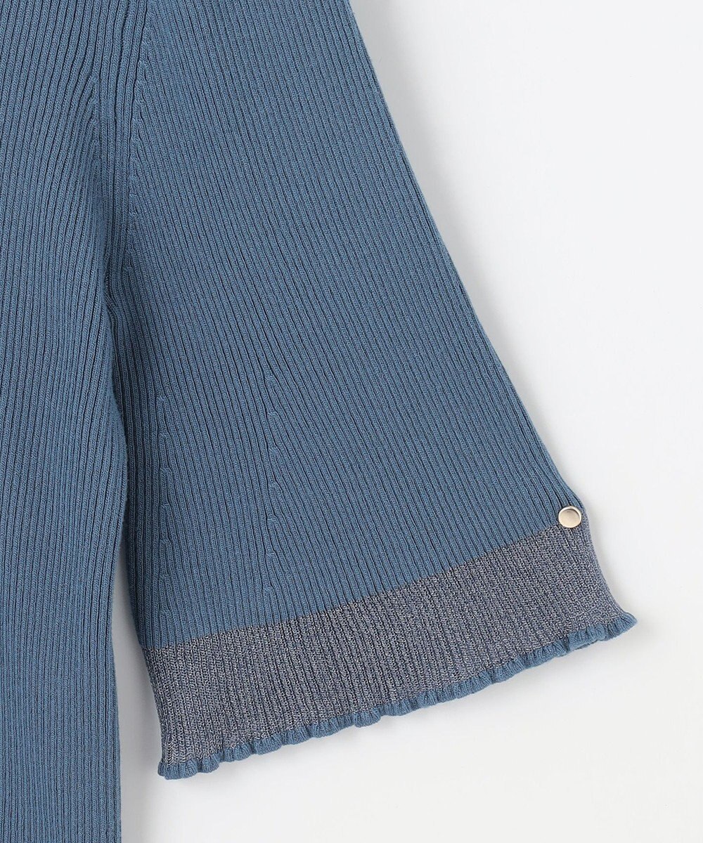 ANY SIS 【洗える】シアーディテール ニット 