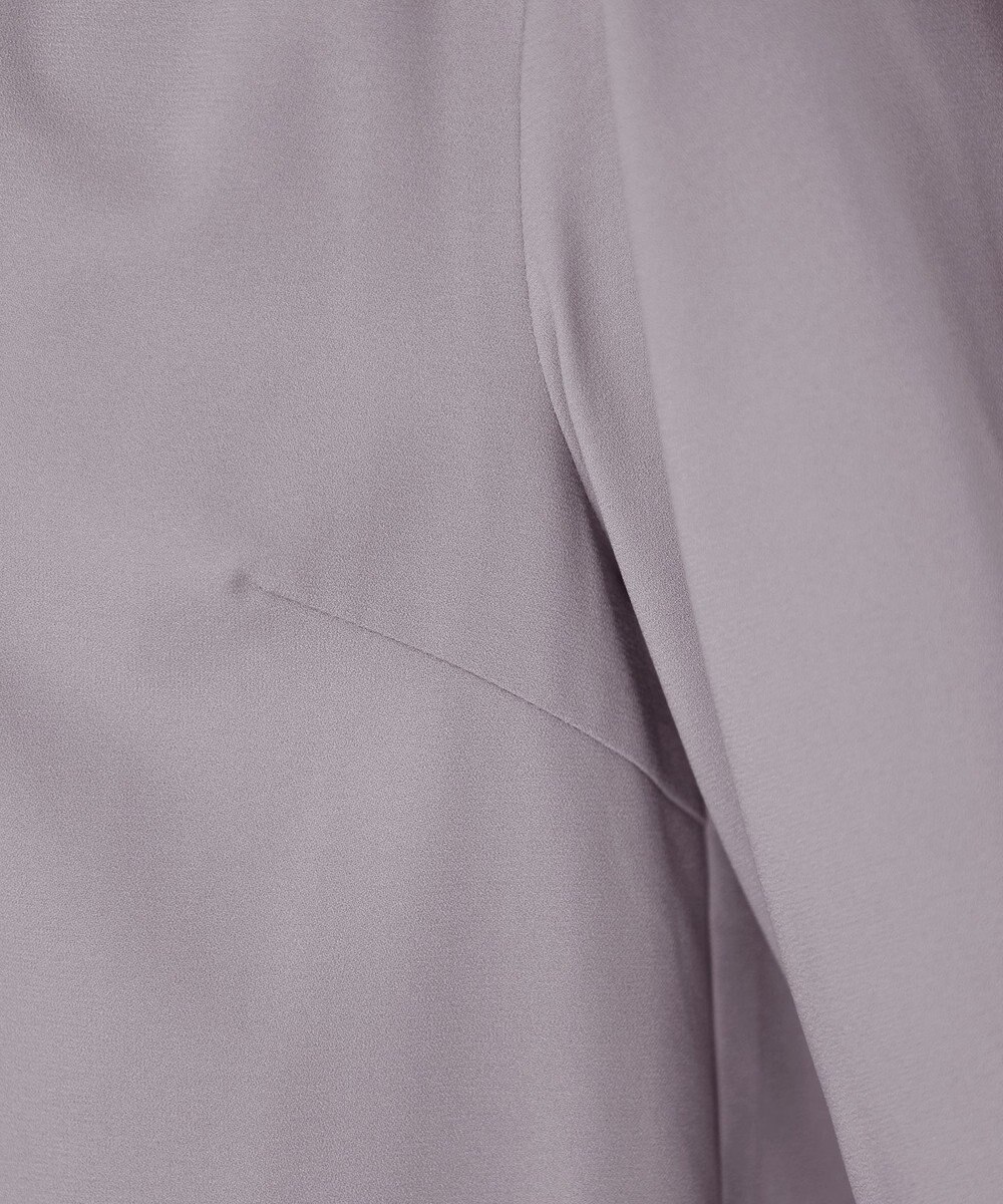 Tiaclasse L 【新色追加・洗える】バンドカラー2WAYタックブラウス 