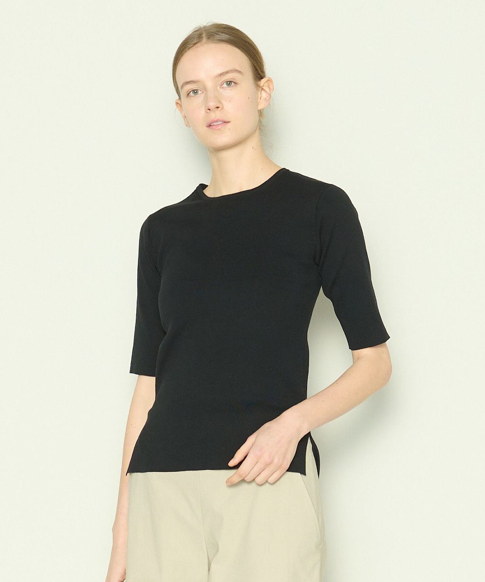 JOSEPH 【洗える】フィールコットン　ニットTEE 