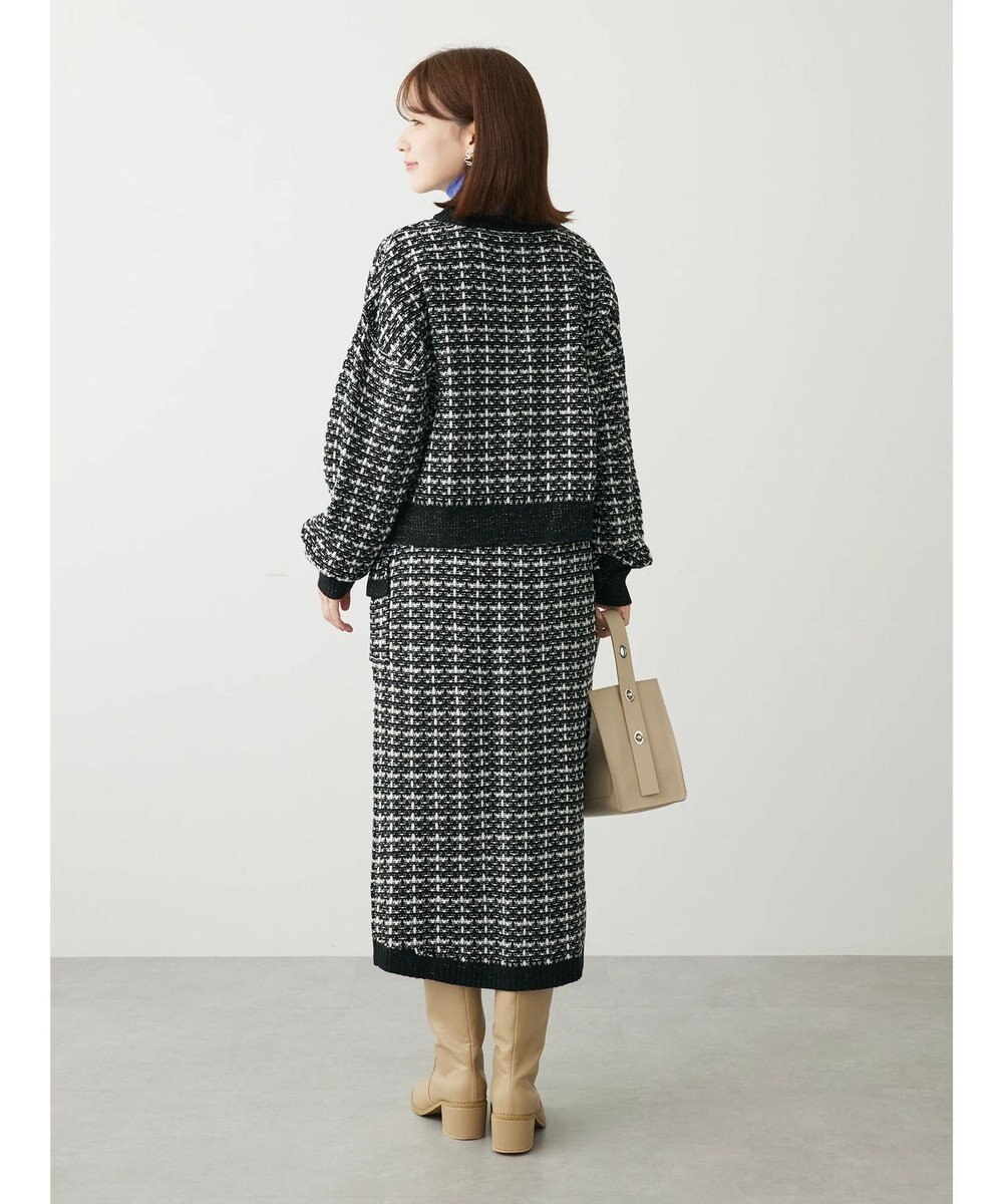 Green Parks ・ｆｕｒｒｙ　ｒａｔｅ　ツィードラメニットスカート 