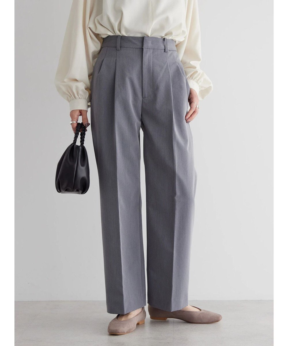 AMERICAN HOLIC 美・美・美あったかタックワイドパンツ 