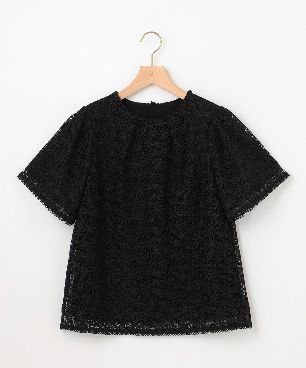 組曲 フラワーレース ブラウス 