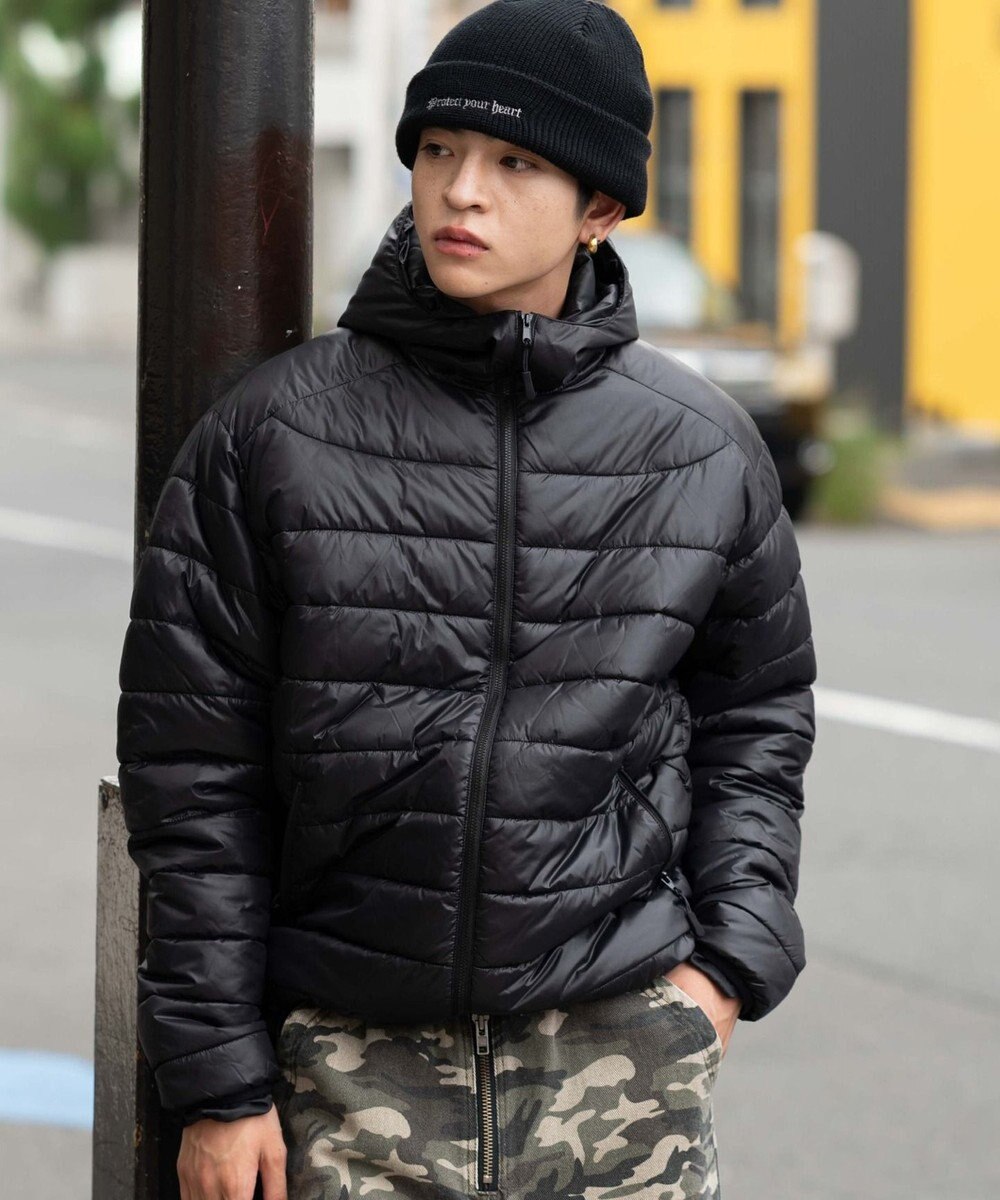 WEGO 【ユニセックス着用ITEM】コンパクトフィットパファーフーディー 