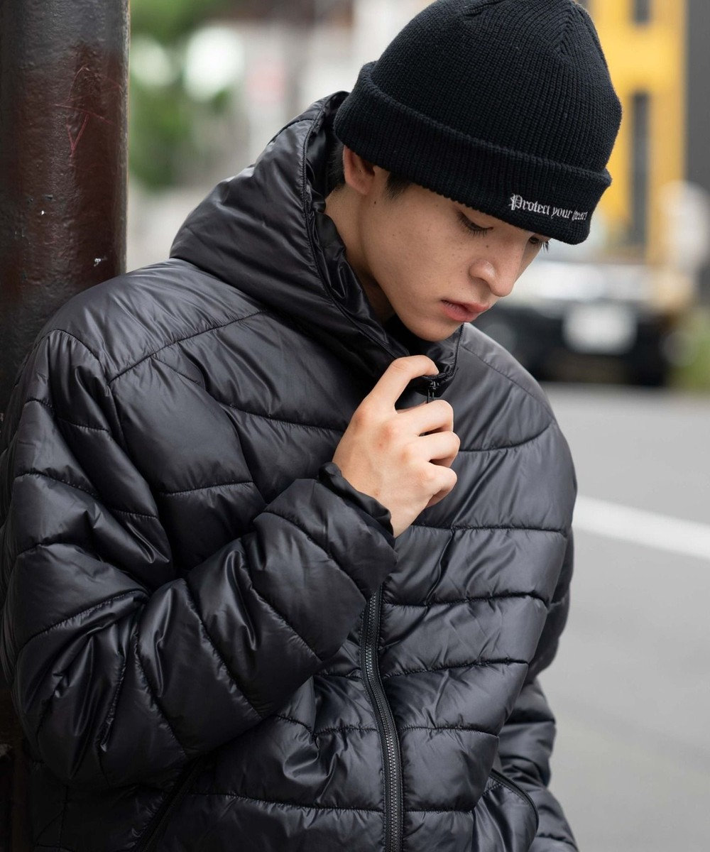 WEGO 【ユニセックス着用ITEM】コンパクトフィットパファーフーディー 