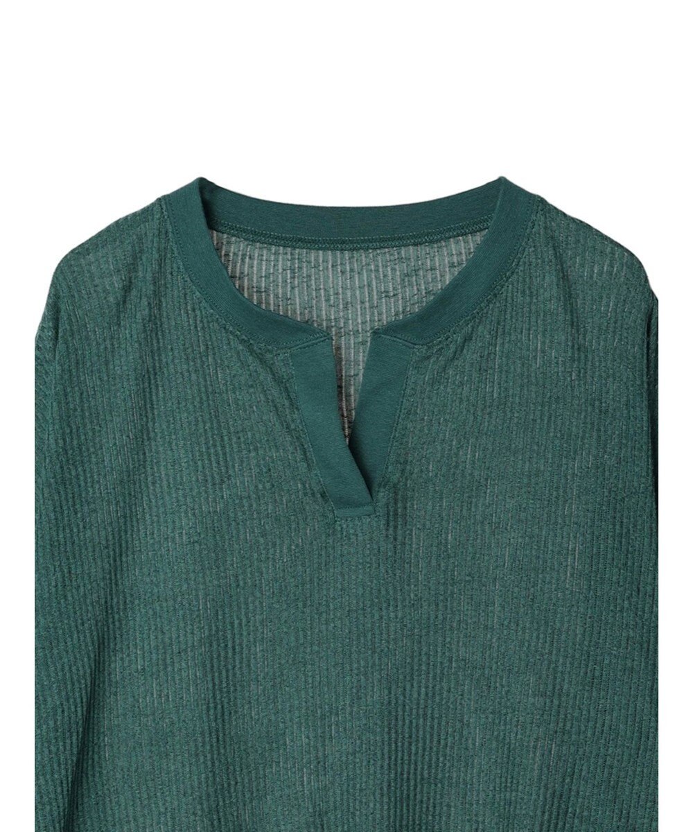 earth music&ecology シアーリブドルマンプルオーバー 