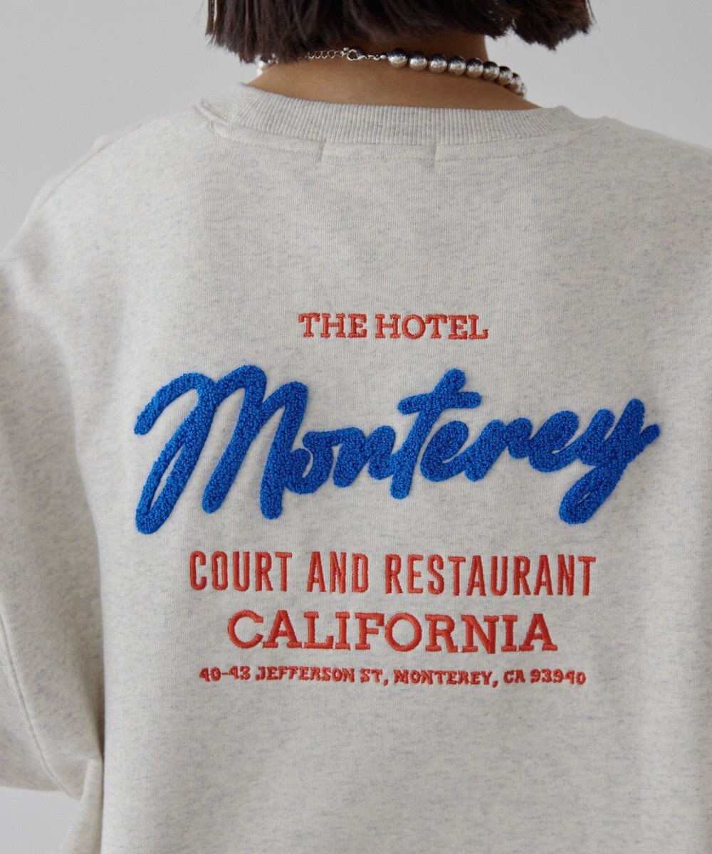 AMERICAN HOLIC サガラ刺繍裏毛プルオーバー 