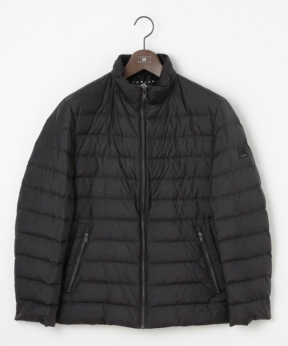 JOSEPH ABBOUD 【キングサイズ・軽量/サスティナブル素材/ECO撥水/インナーダウンにも】ナイロンスラブタフタダウンブルゾン 