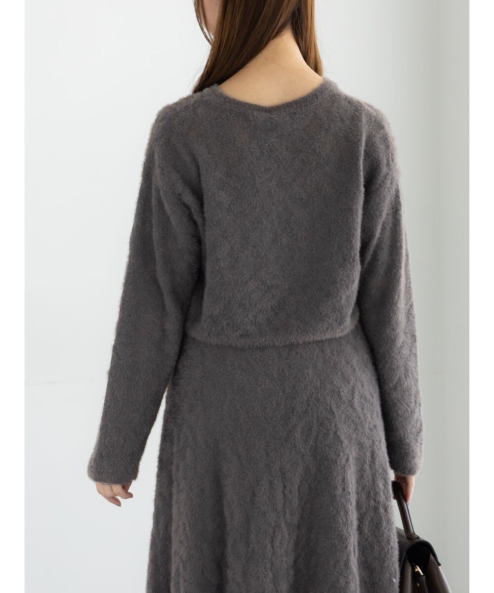 Te chichi 起毛レースニットプルオーバー（セットアップ可）《2025winter catalog item》 