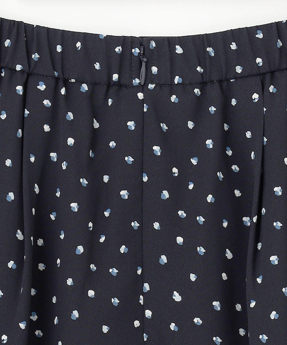 J.PRESS LADIES S 【洗える】ドット フラワープリント スカート 