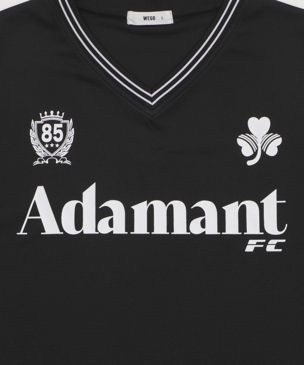 WEGO 【２点セット/ユニセックス着用ITEM/吸水速乾】アクセ付きメッシュロゴT（SS） 