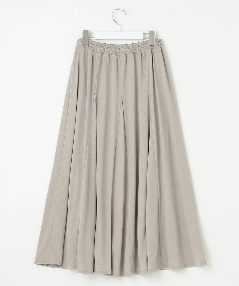 J.PRESS LADIES 【洗える】ジャージー フレアースカート 