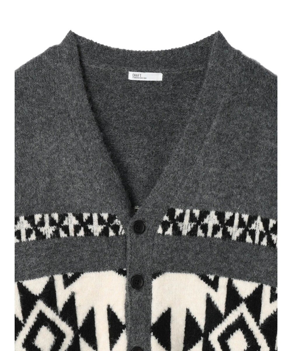 CRAFT STANDARD BOUTIQUE 【男女兼用】オルテガ柄カーディガン 