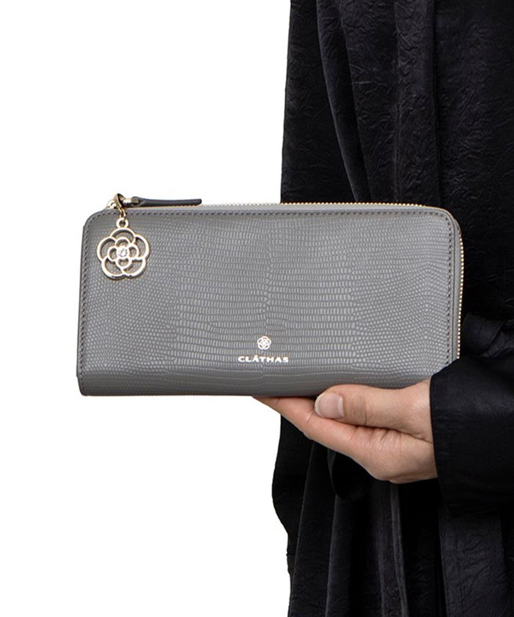 CLATHAS ペーシュ Lファス長財布 