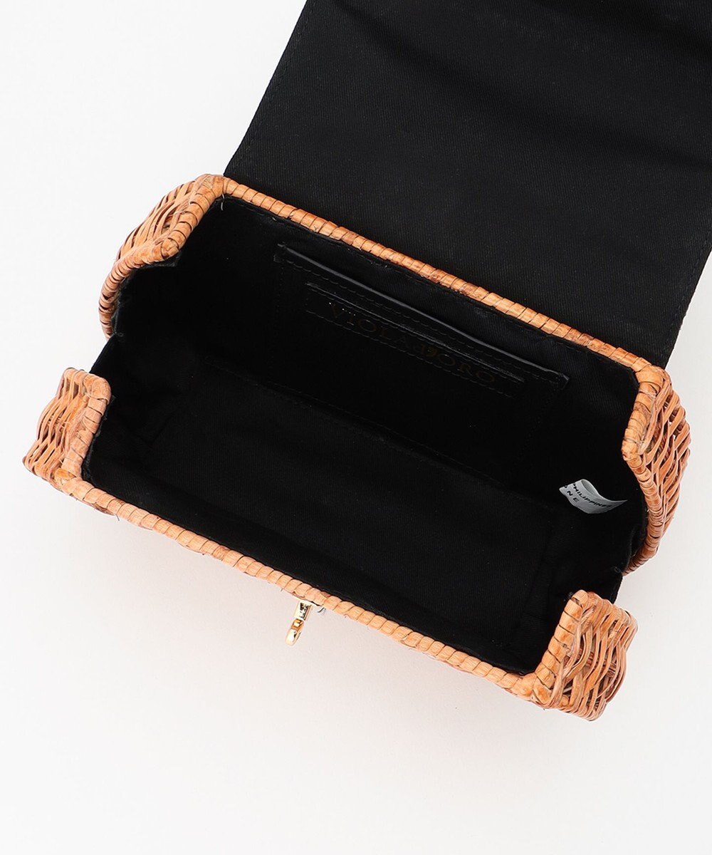 23区 【STORY7月号掲載】VIOLAdORO MIROスプリットラタン ショルダーバッグ 