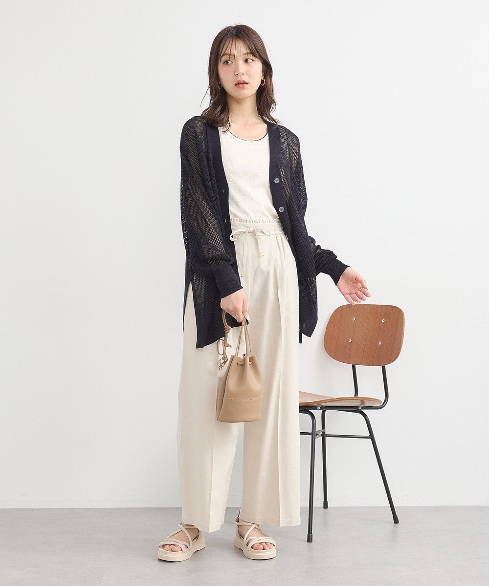 earth music&ecology ピコトリミングタンクトップ 