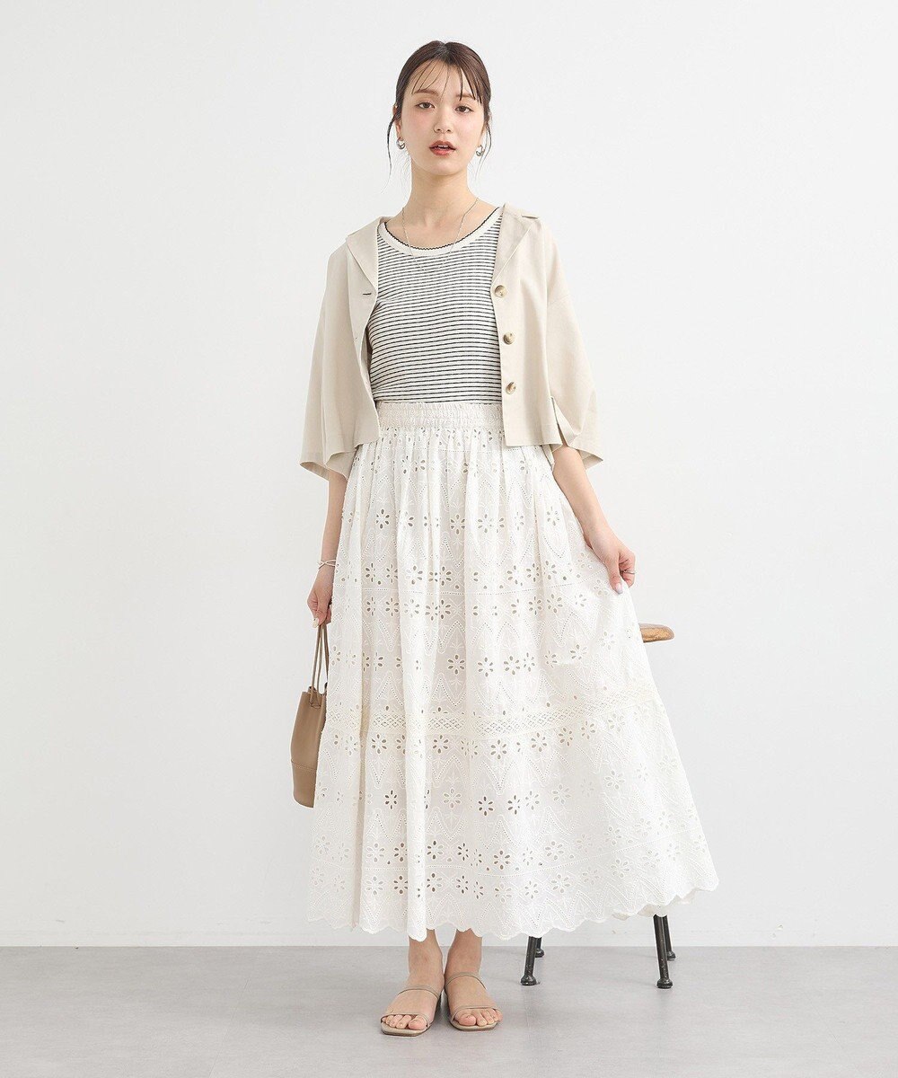 earth music&ecology ピコトリミングタンクトップ 