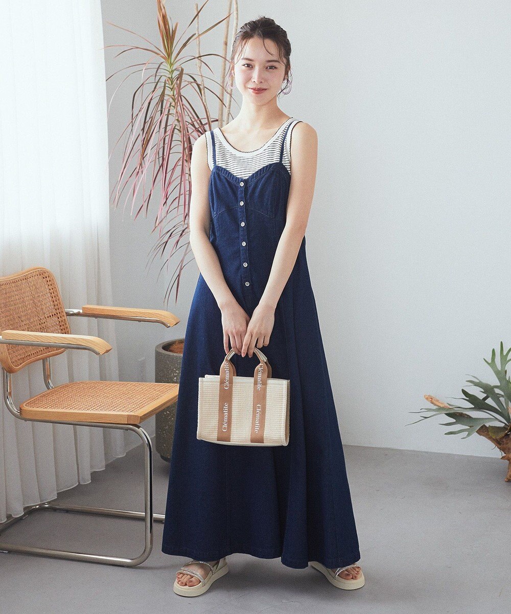 earth music&ecology ピコトリミングタンクトップ 