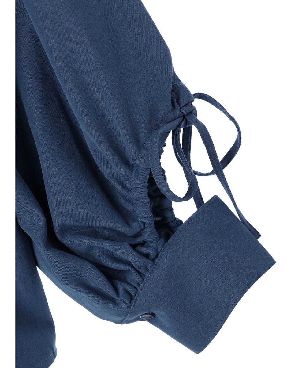 earth music&ecology リボンポイントシャツチュニック 