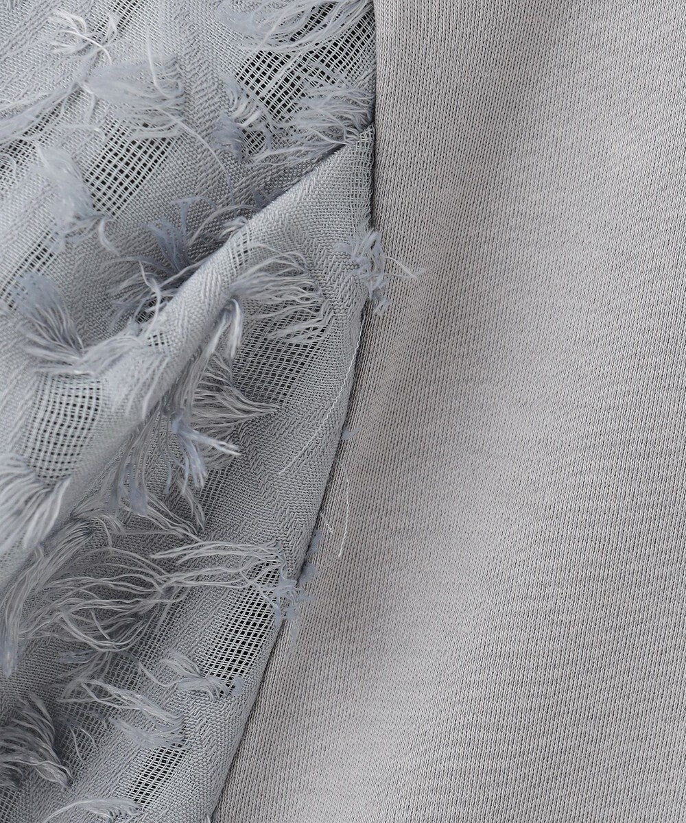 ANY L シルケットスムースジャガードスリーブプルオーバー 