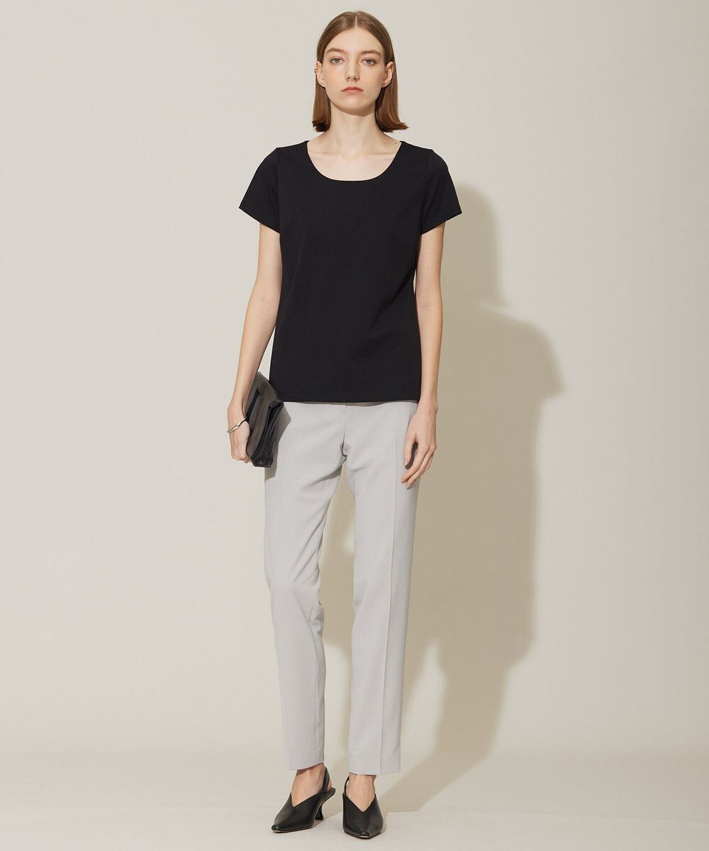 ICB 【接触冷感・防シワ・速乾・洗える】レーヨンライクトロ スティックパンツ 