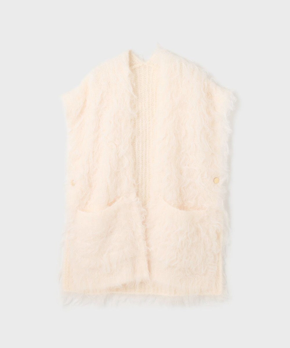 GRACE CONTINENTAL 起毛ニットベスト 