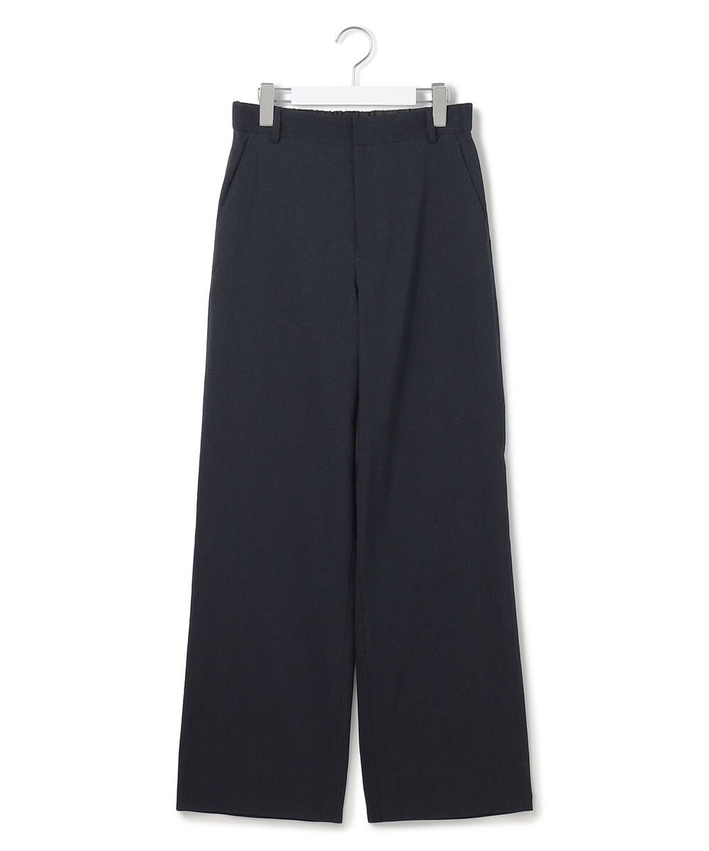 23区 【Oggi5月号掲載/洗える】リネンレーヨンストレッチ ワイド パンツ 