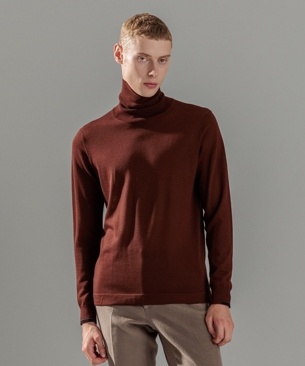 JOSEPH HOMME ウォッシャブルメリノ　タートルネックニット 