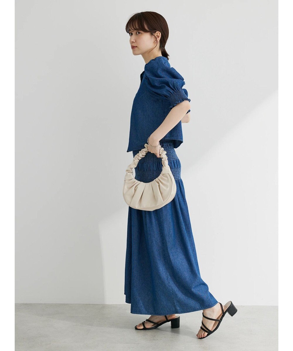 Green Parks ・ＳＵＧＡＲ　ＳＰＯＯＮ　デニムパフブラウス 