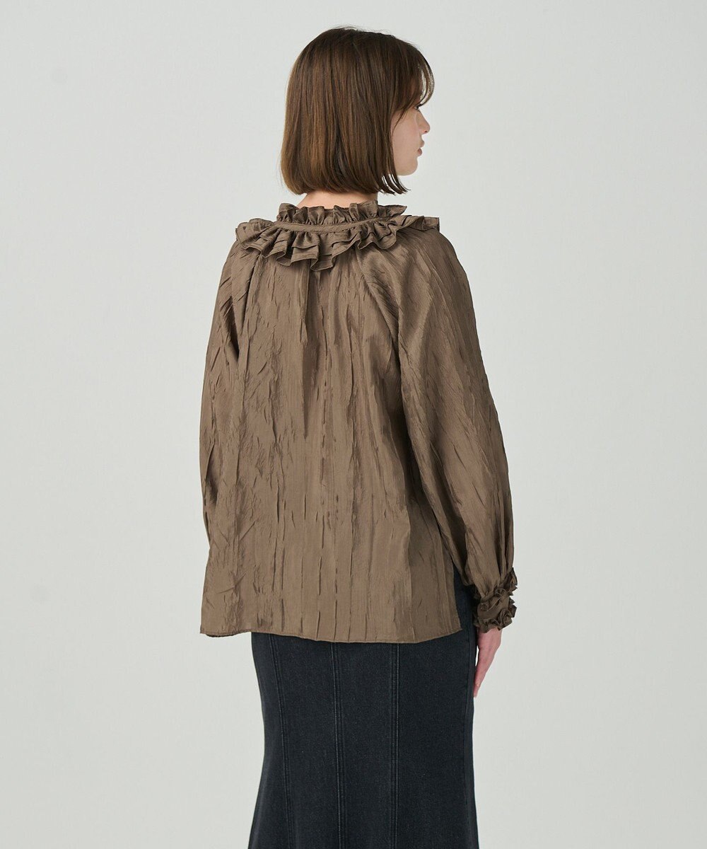 GRACE CONTINENTAL フリルカラーブラウス 