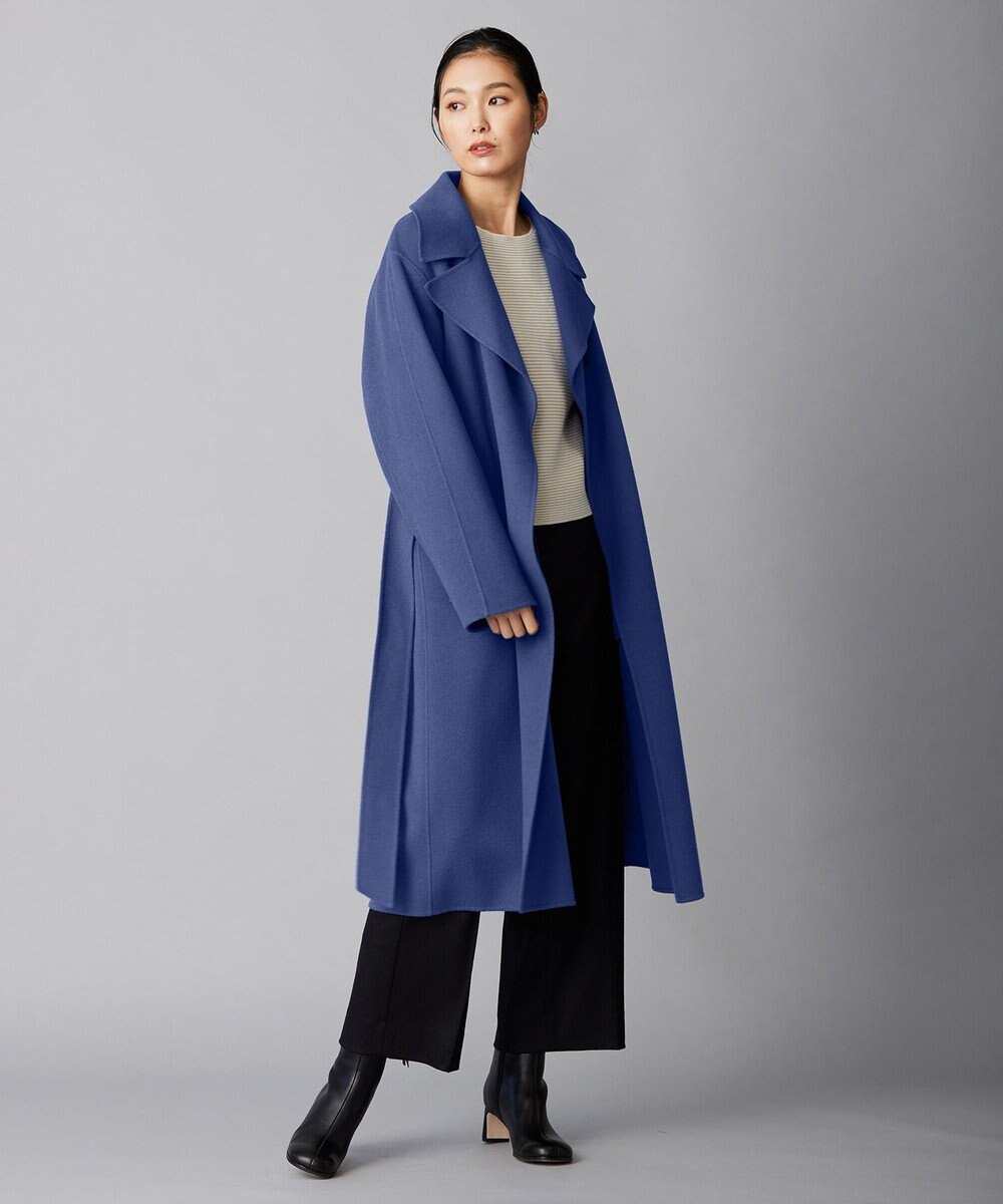 ICB ウールリバー ロングトレンチコート 