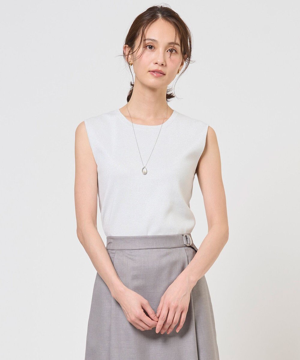 J.PRESS LADIES FINE COTTON SLEEVELESS タンクトップ 