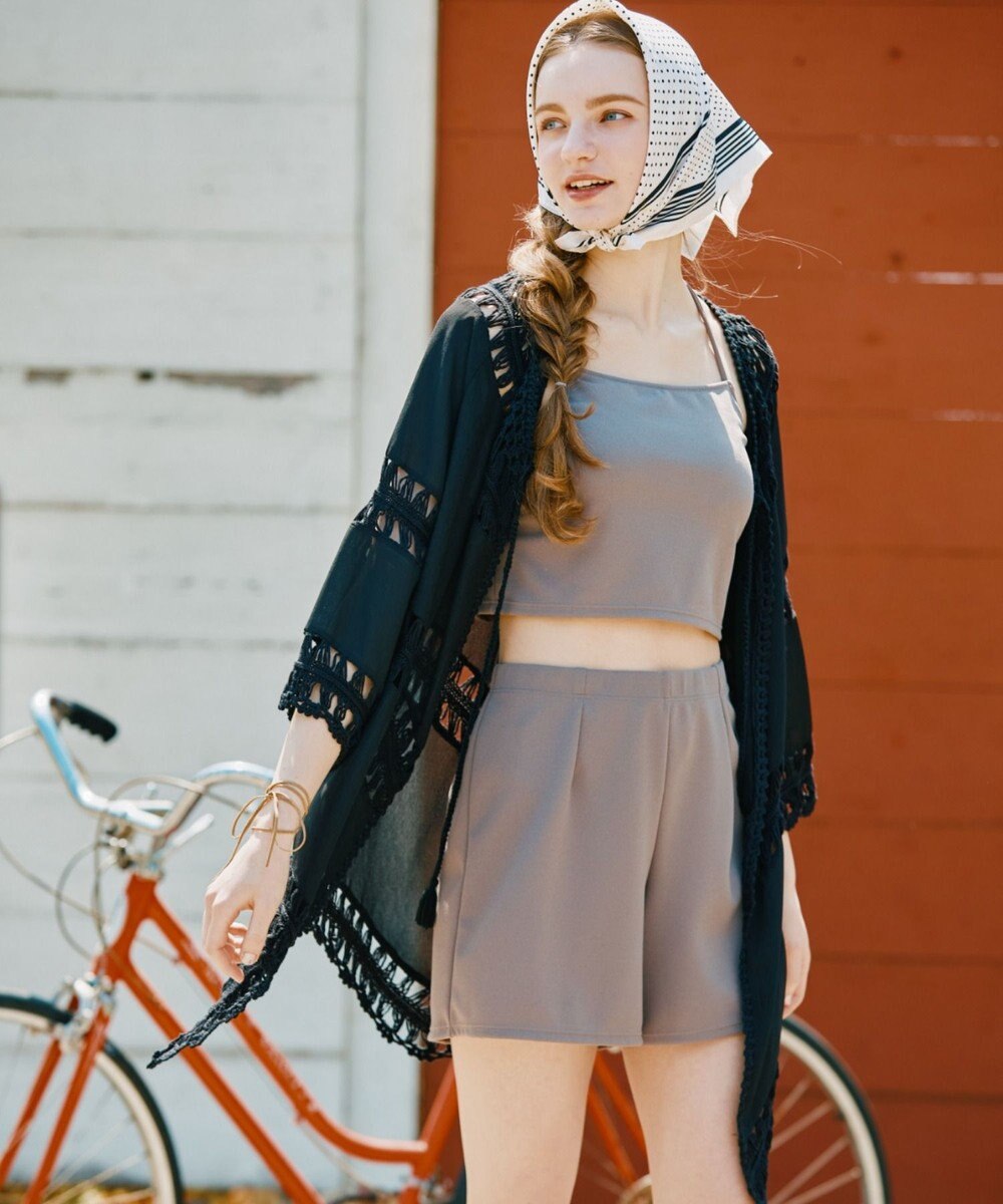 San-ai Resort（三愛水着楽園） クロシェ羽織　F　　【San-ai Resort（サンアイリゾート）】 