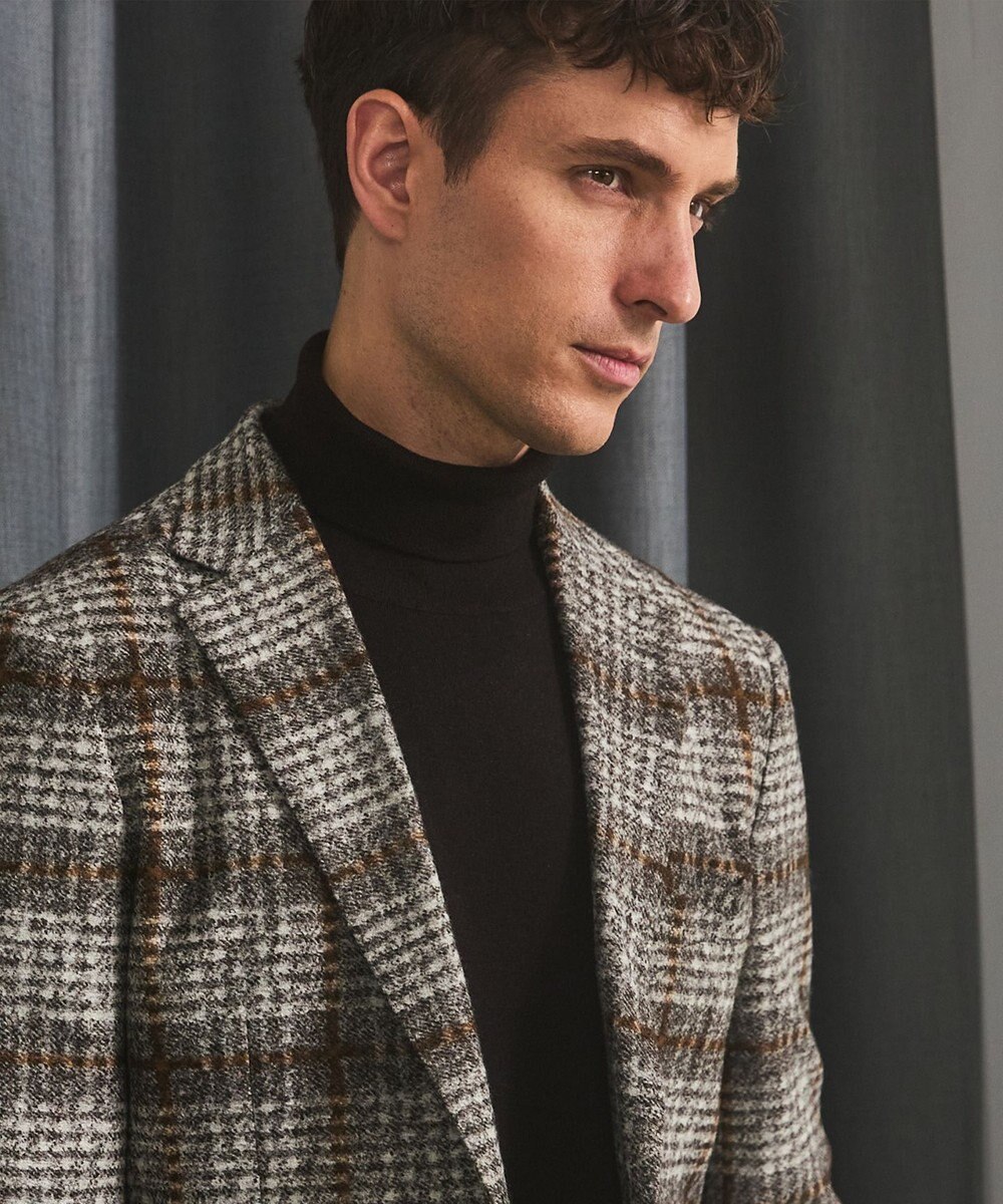 GOTAIRIKU 新色追加【洗える/チクチクしにくい/ピリングしにくい】イタリア糸 ハイゲージ タートルネックニット_WOOL100％ 