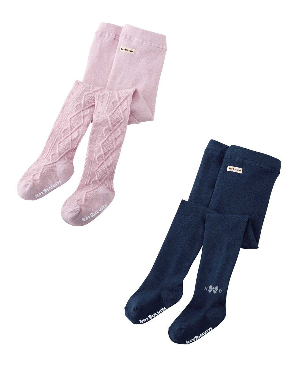 MIKI HOUSE HOT BISCUITS タイツ2枚セット 