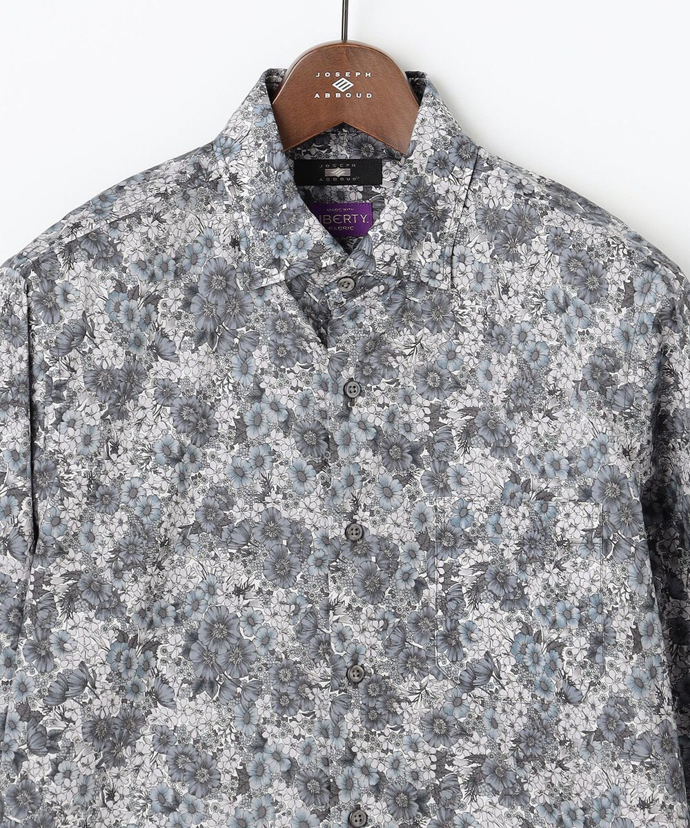 JOSEPH ABBOUD 【リバティ】ブラックレーベル リバティプリントシャツ 