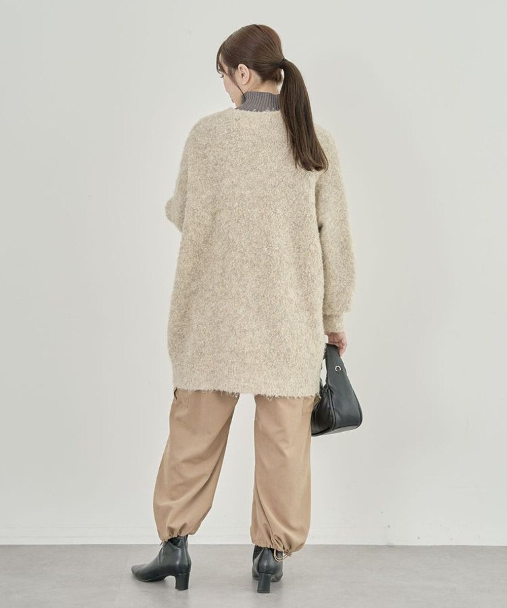 Green Parks ブークレーＶネックミディ丈カーディガン 